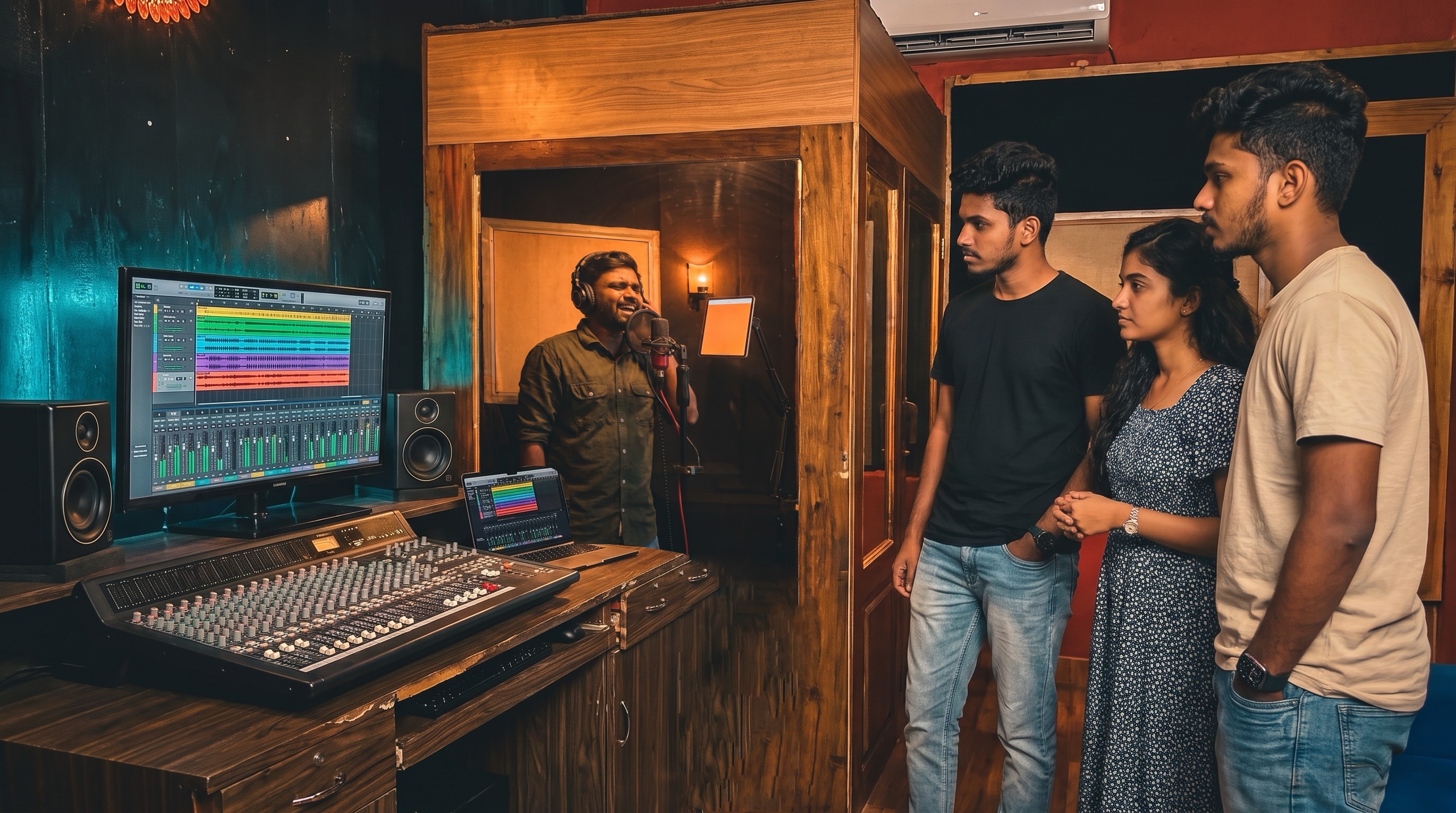 Audio production workspace